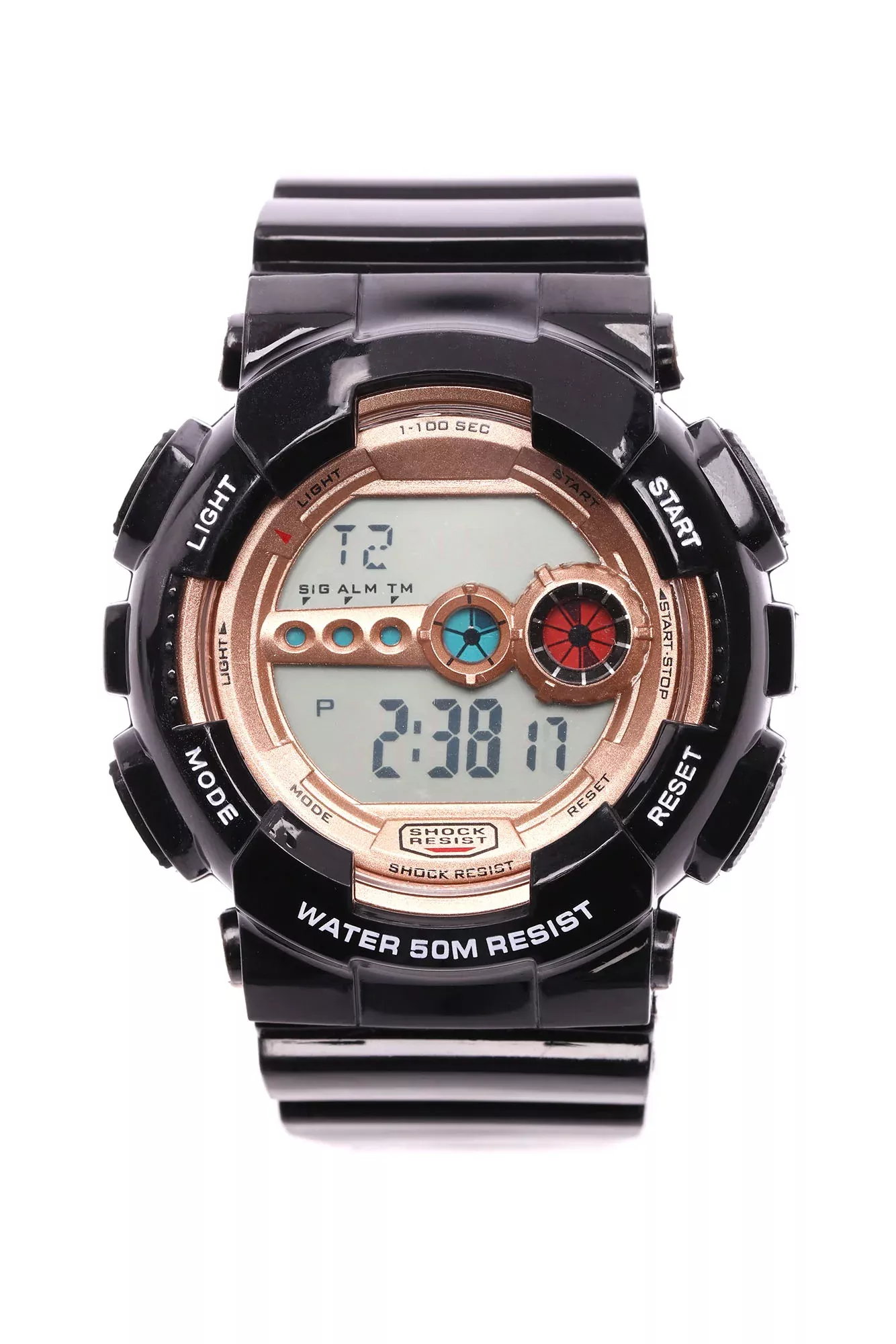 That Classic Digital Watch - Black/Rose Gold