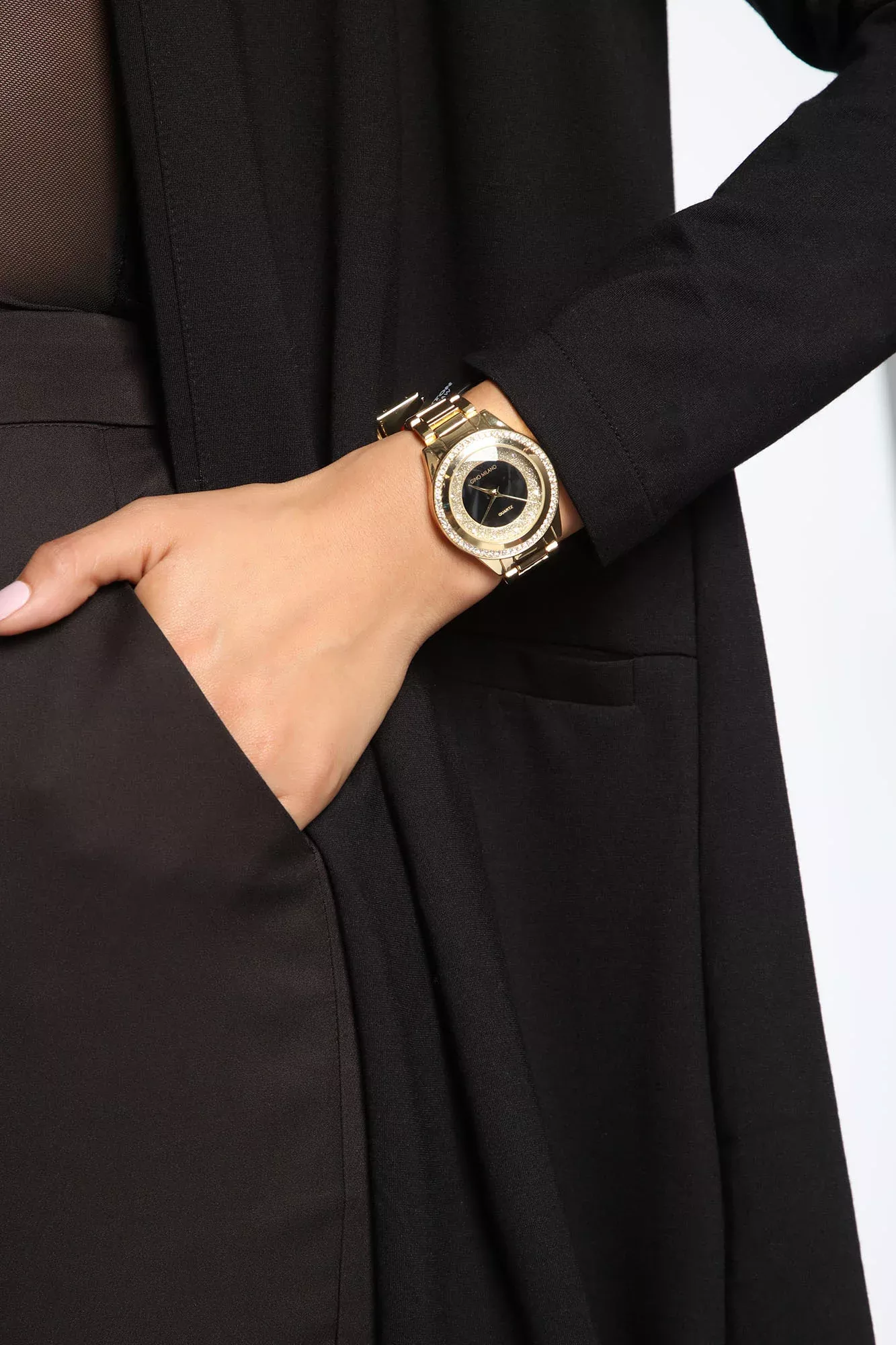 Time After Time Watch - Gold/Black