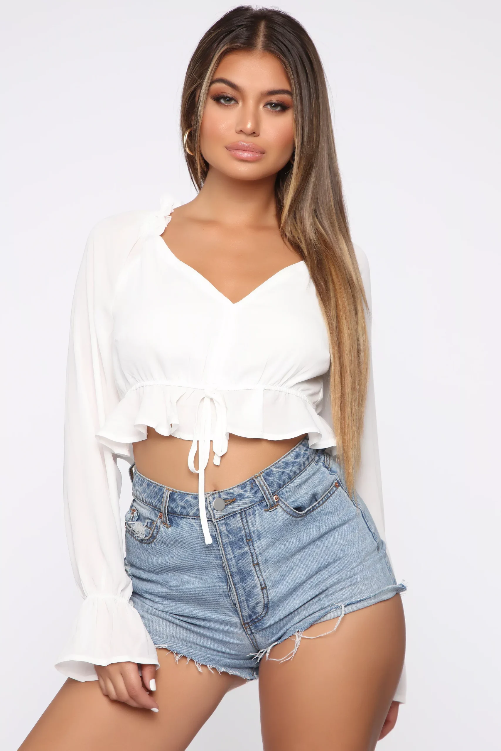 Timeless Ruffle Blouse - Ivory