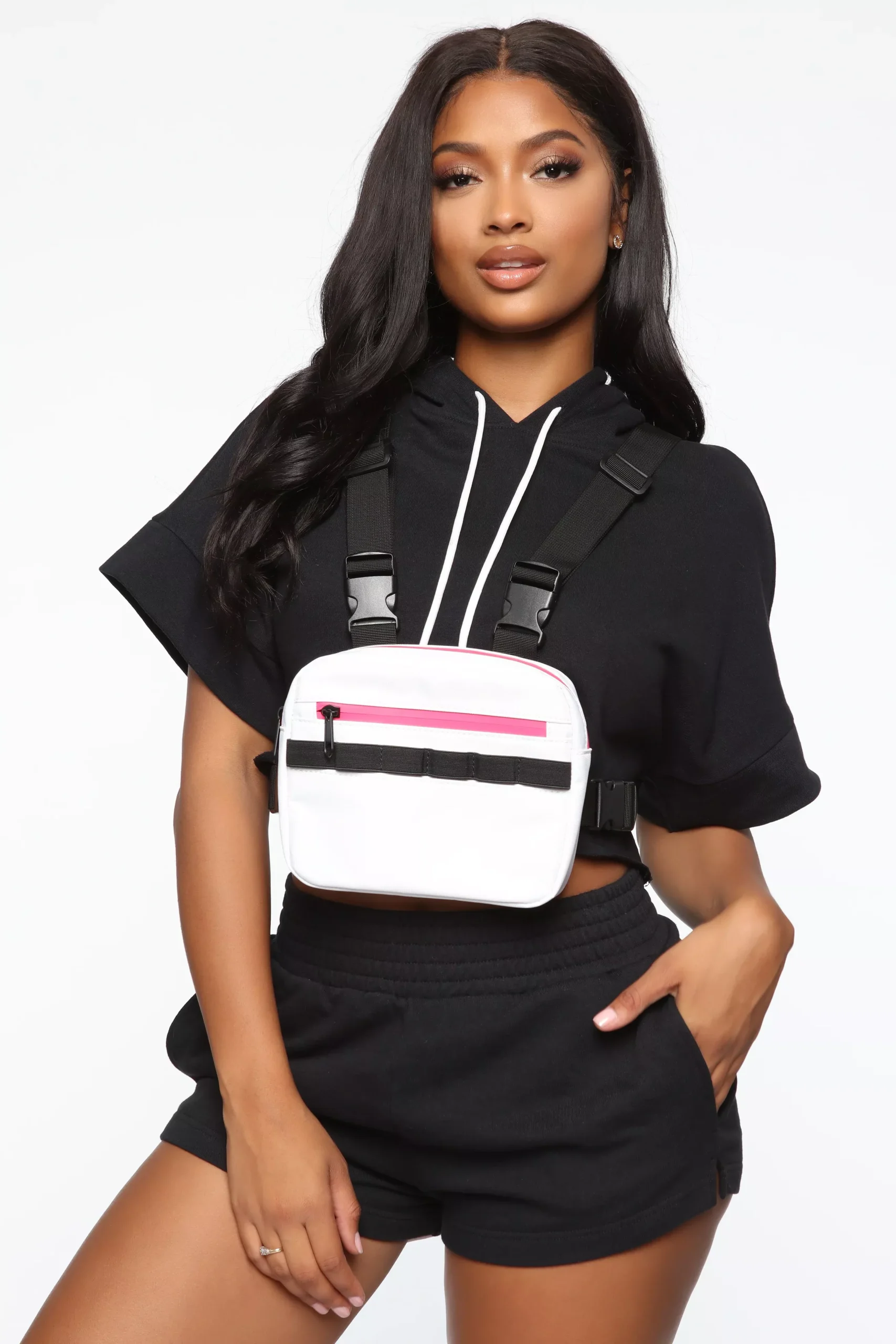 A Trooper Utility Vest FN - White/Pink
