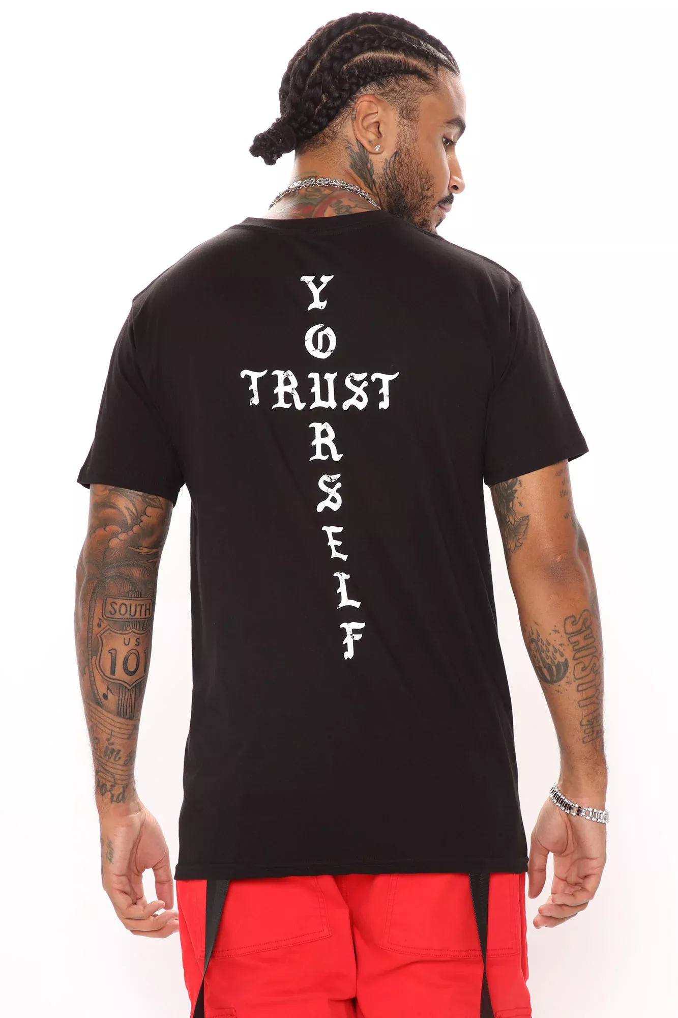 Trust Yourself Short Sleeve Tee - Black