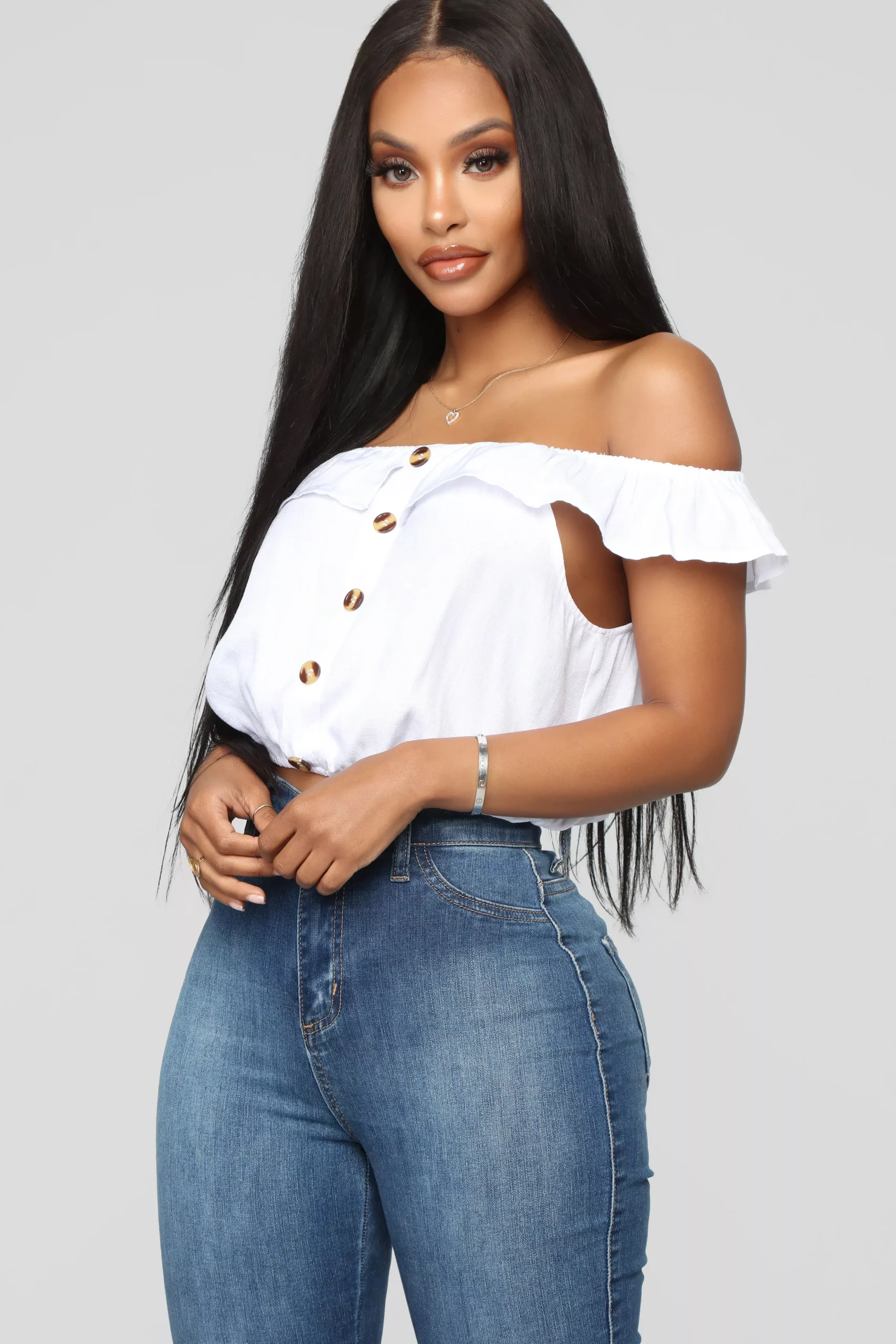 Unforgettable Cropped Top - White