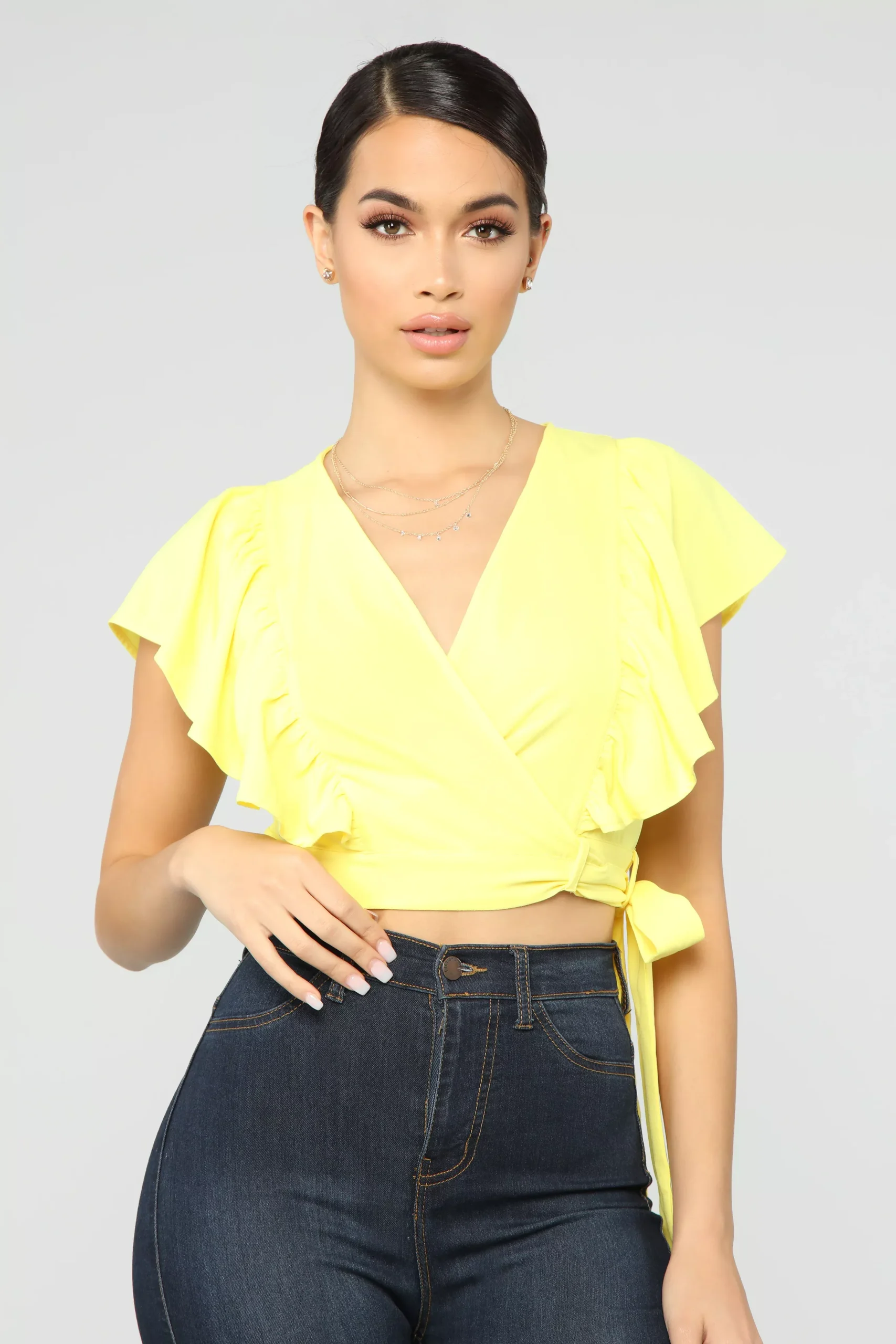 Valery Top - Yellow