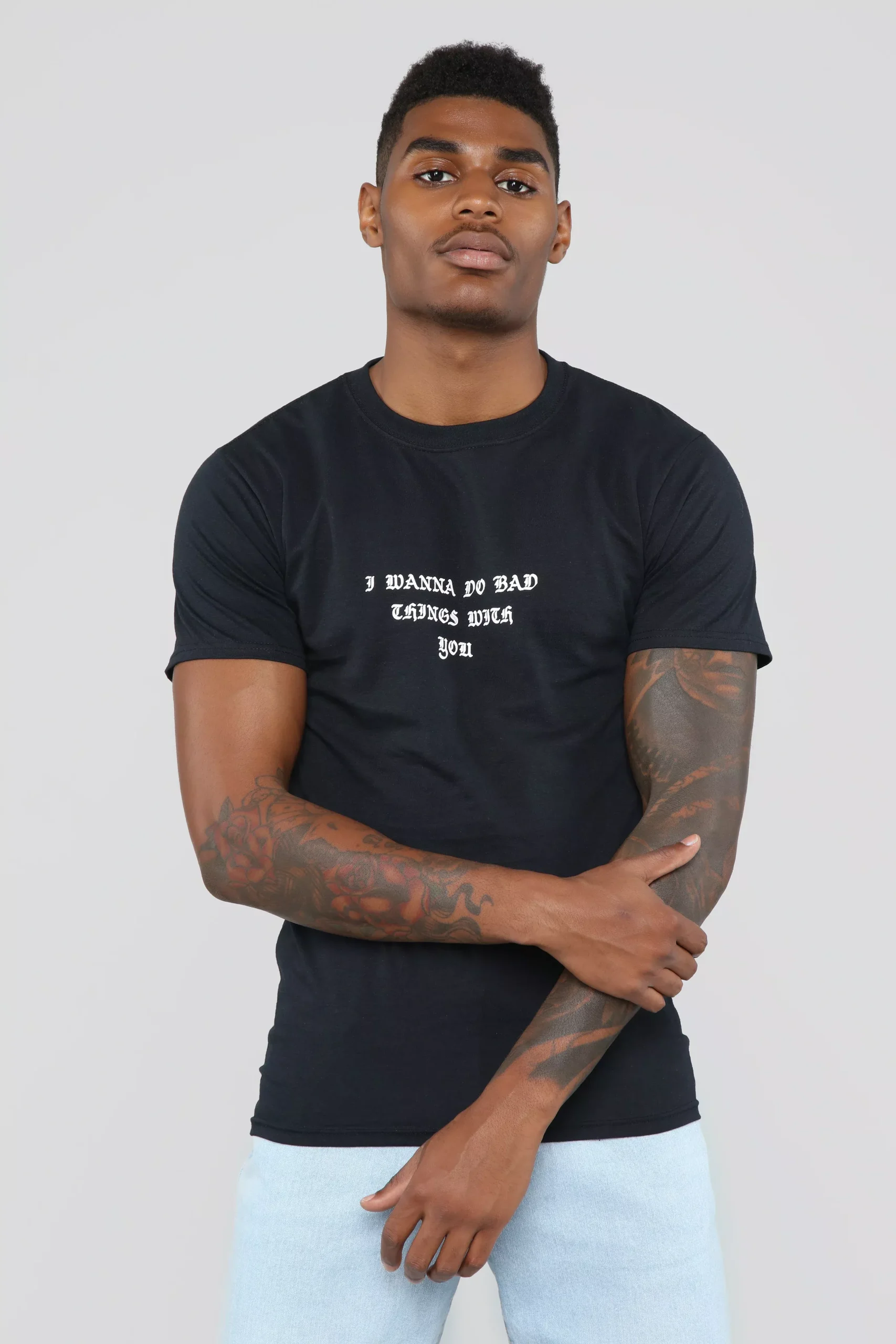 Vices Short Sleeve Tee - Black/White