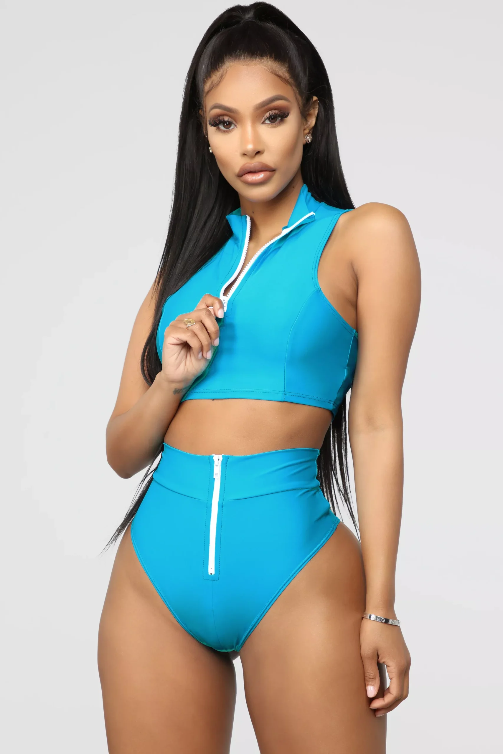 Water Sports II Tank Bikini - Turquoise