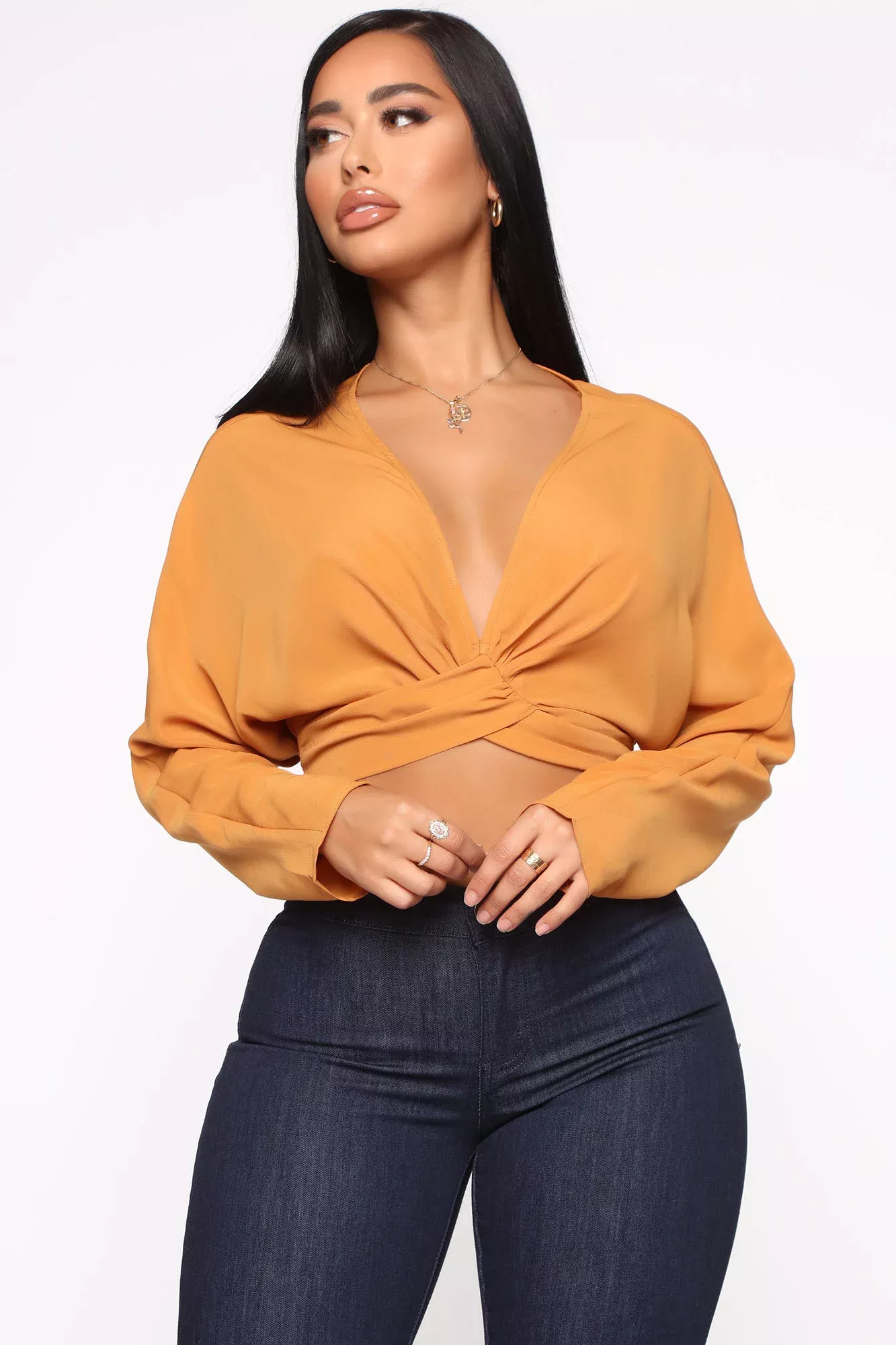 Weekend Brunch Top - Camel