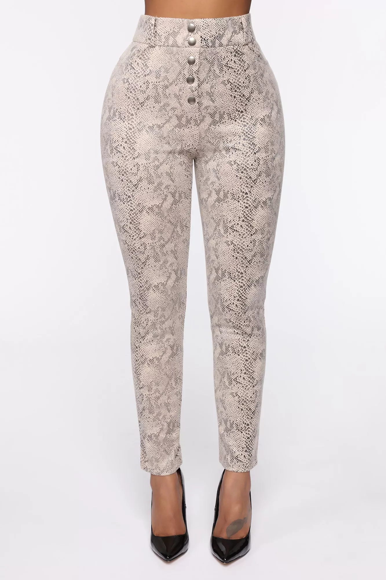 Whispers Only Skinny Pant - Taupe