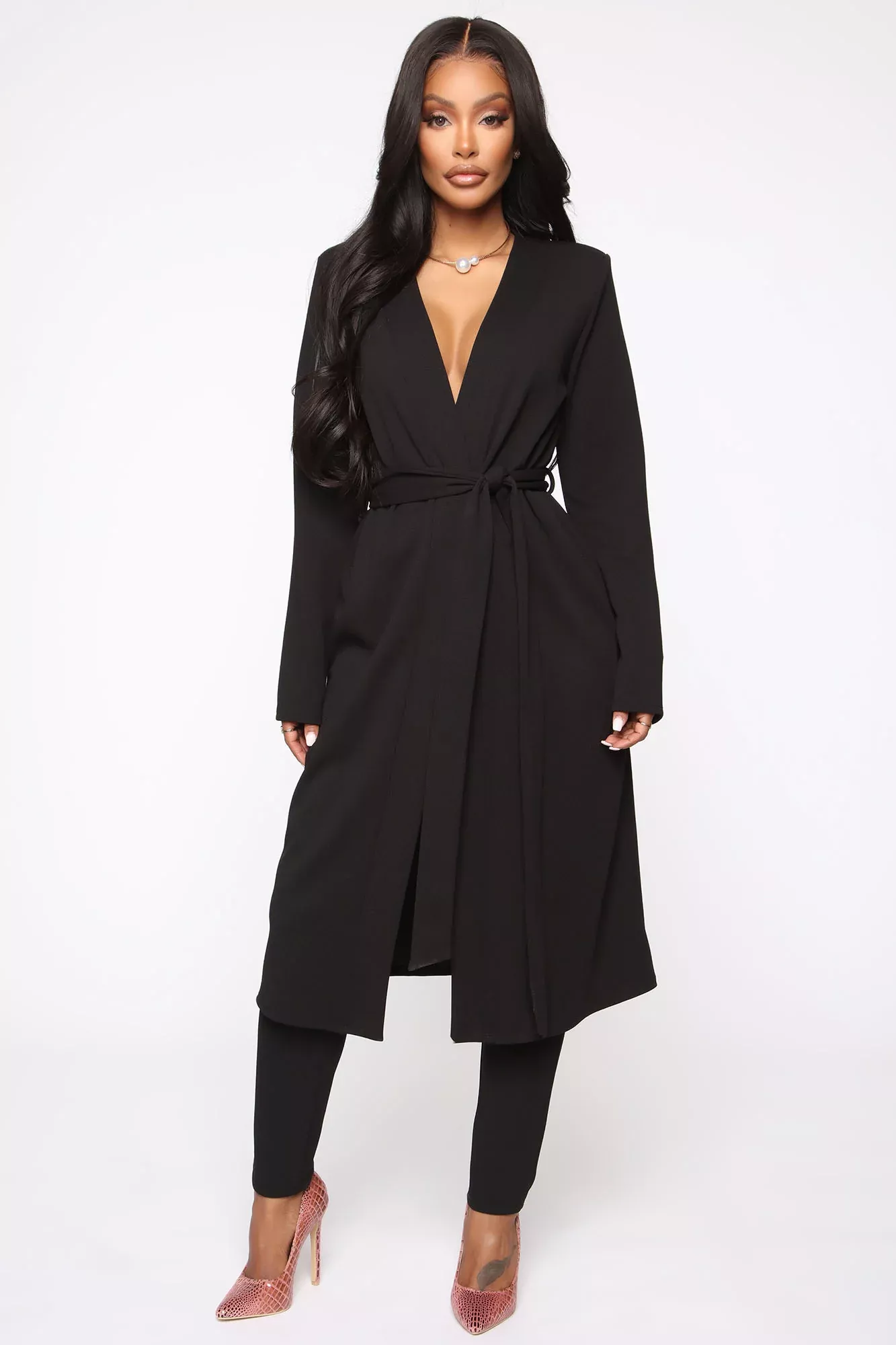 Who Said I Can't Pant Set - Black