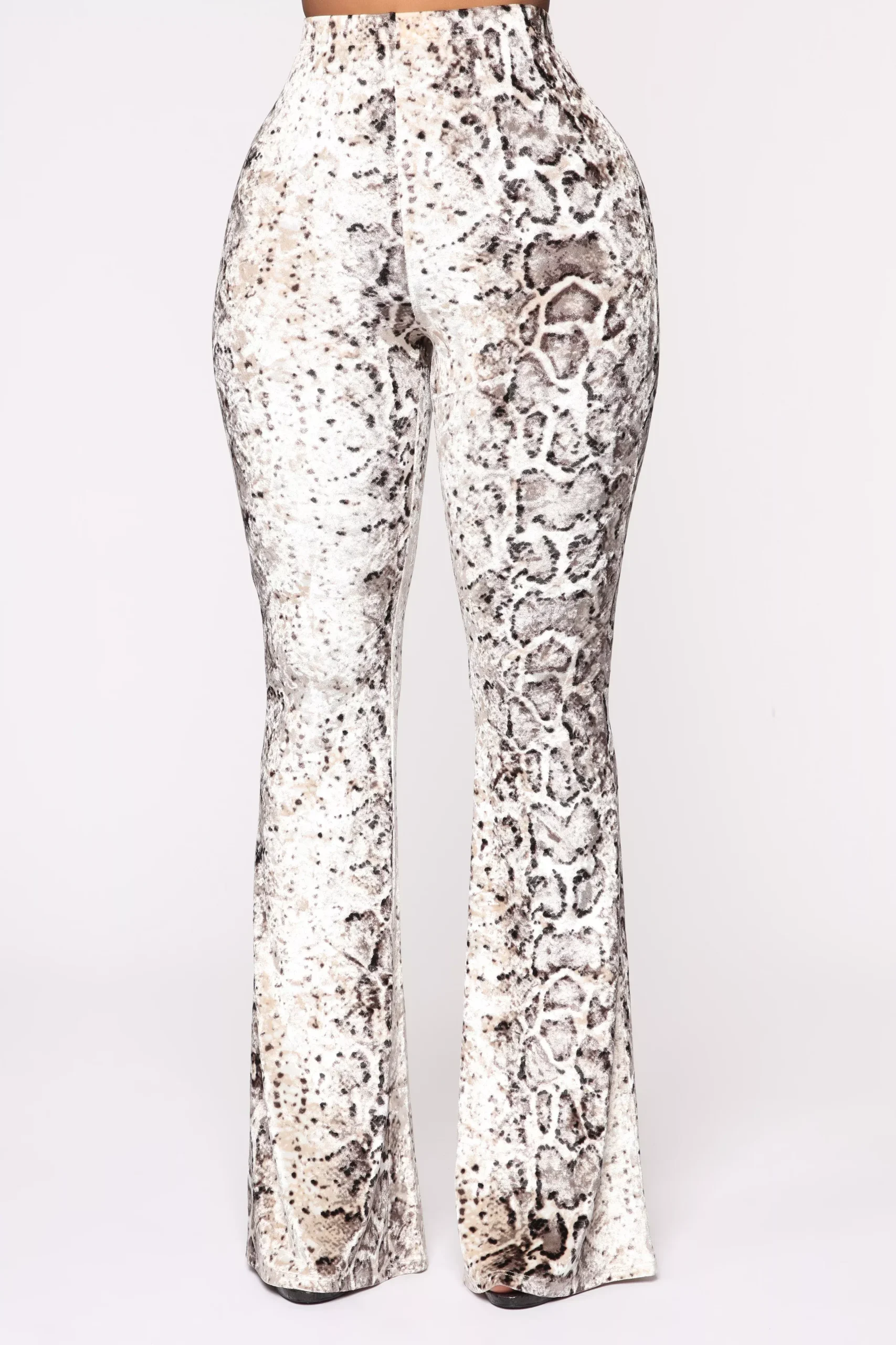 Wild Child Flare Pants - Taupe/combo