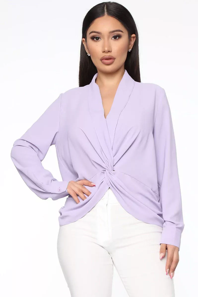 Woman In Command Top - Lavender