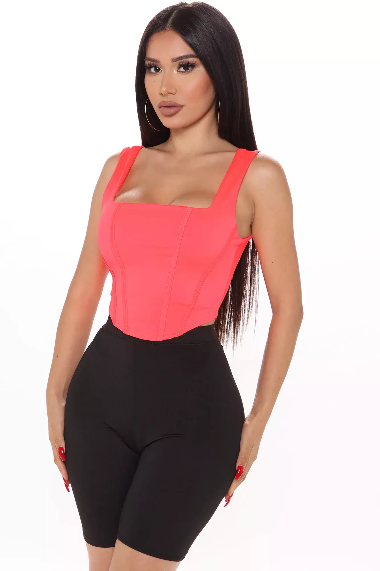 Won't Take The Blame Crop Top - Neon Pink