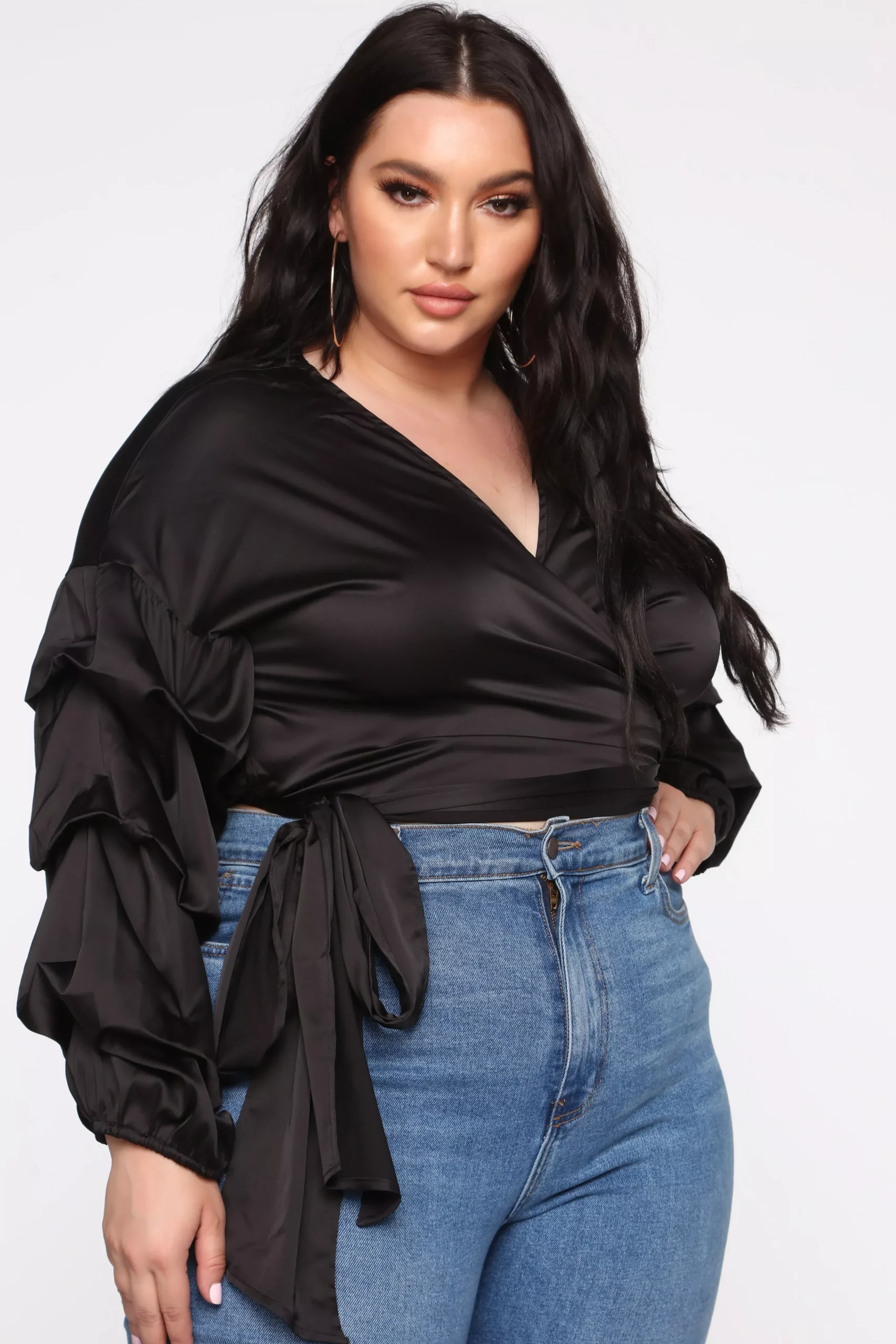 Wrapped In Your Lust Top - Black