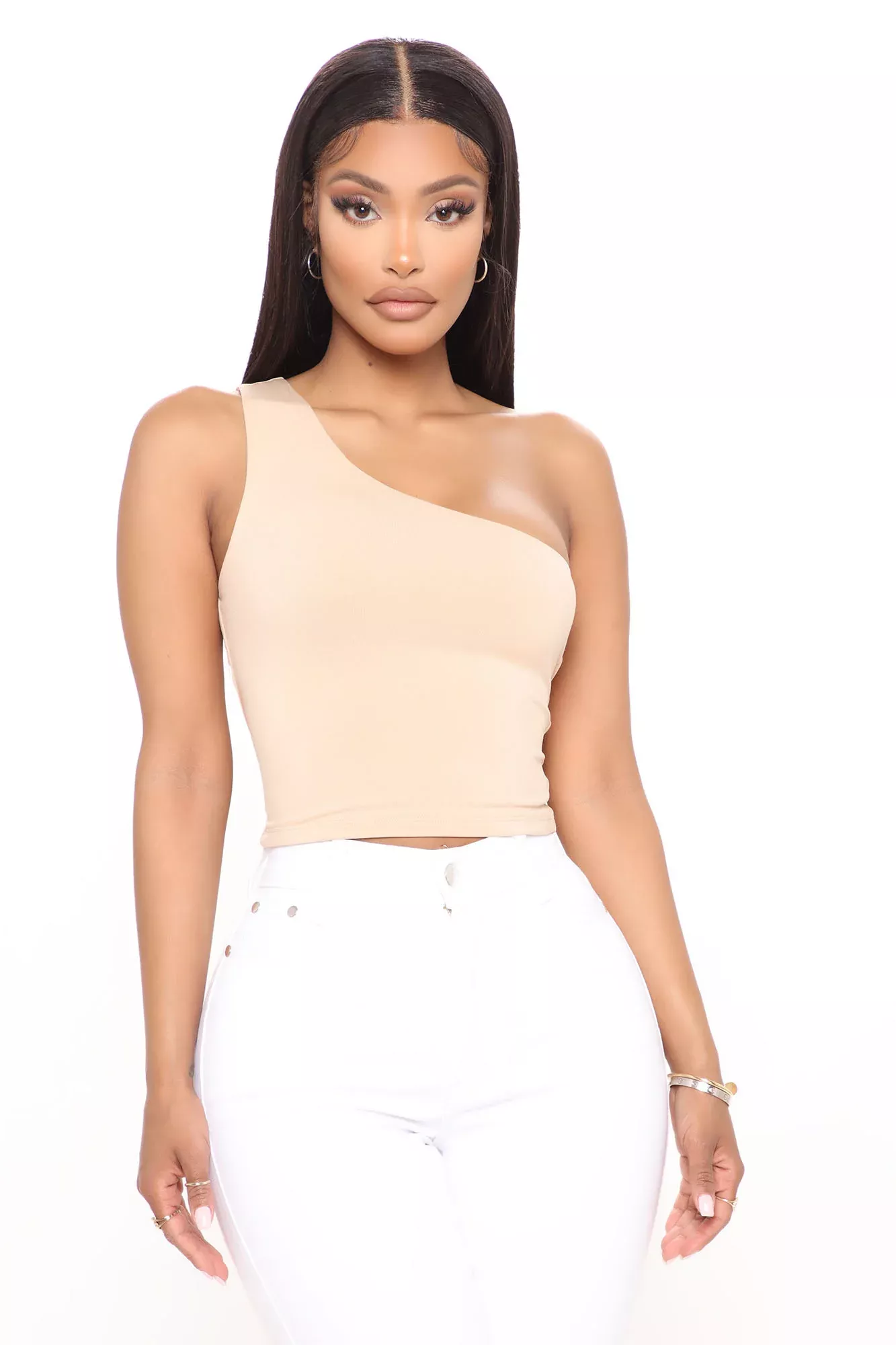 You're The Only One For Me Crop Top - Taupe
