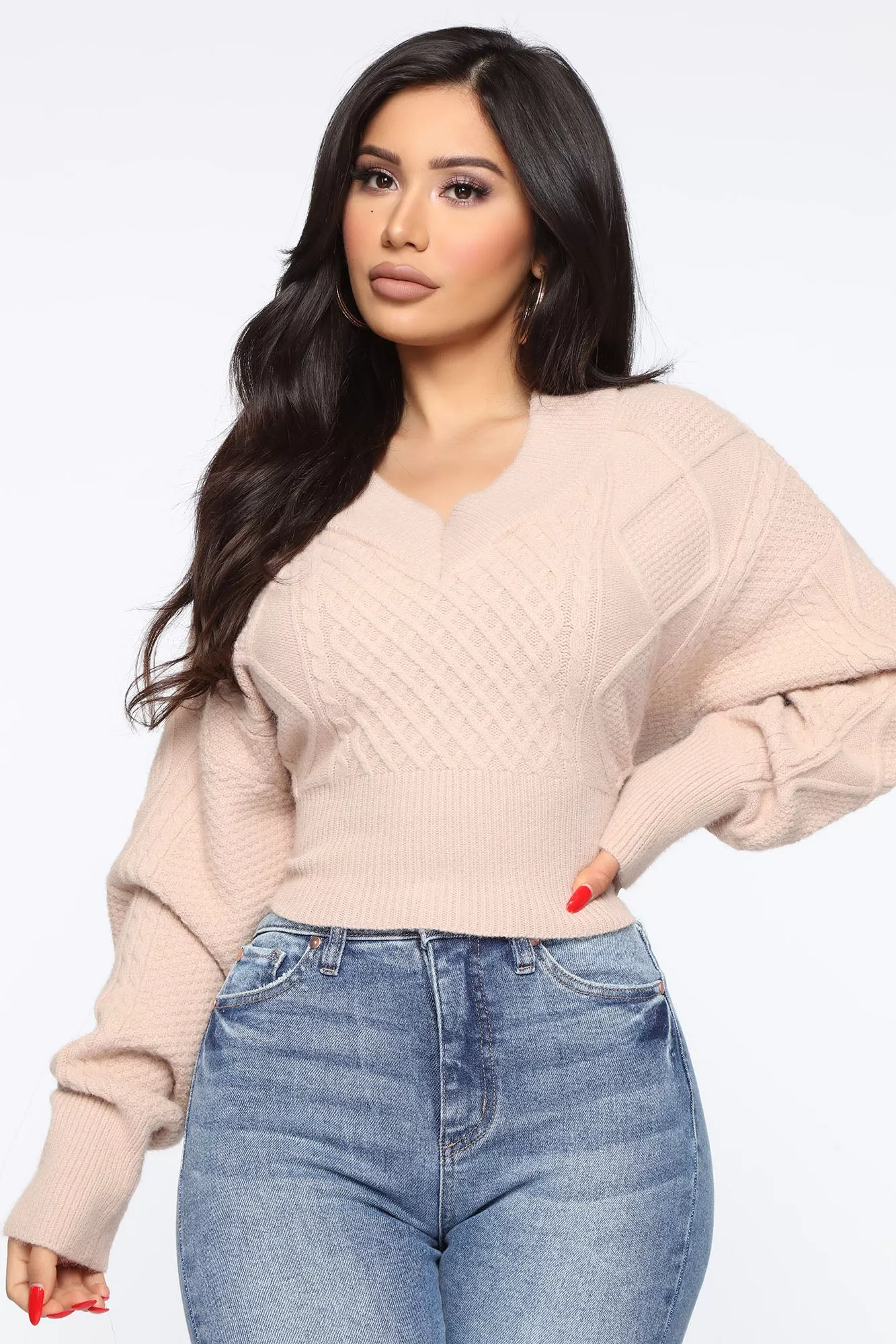 You Wish You Could Sweater - Taupe
