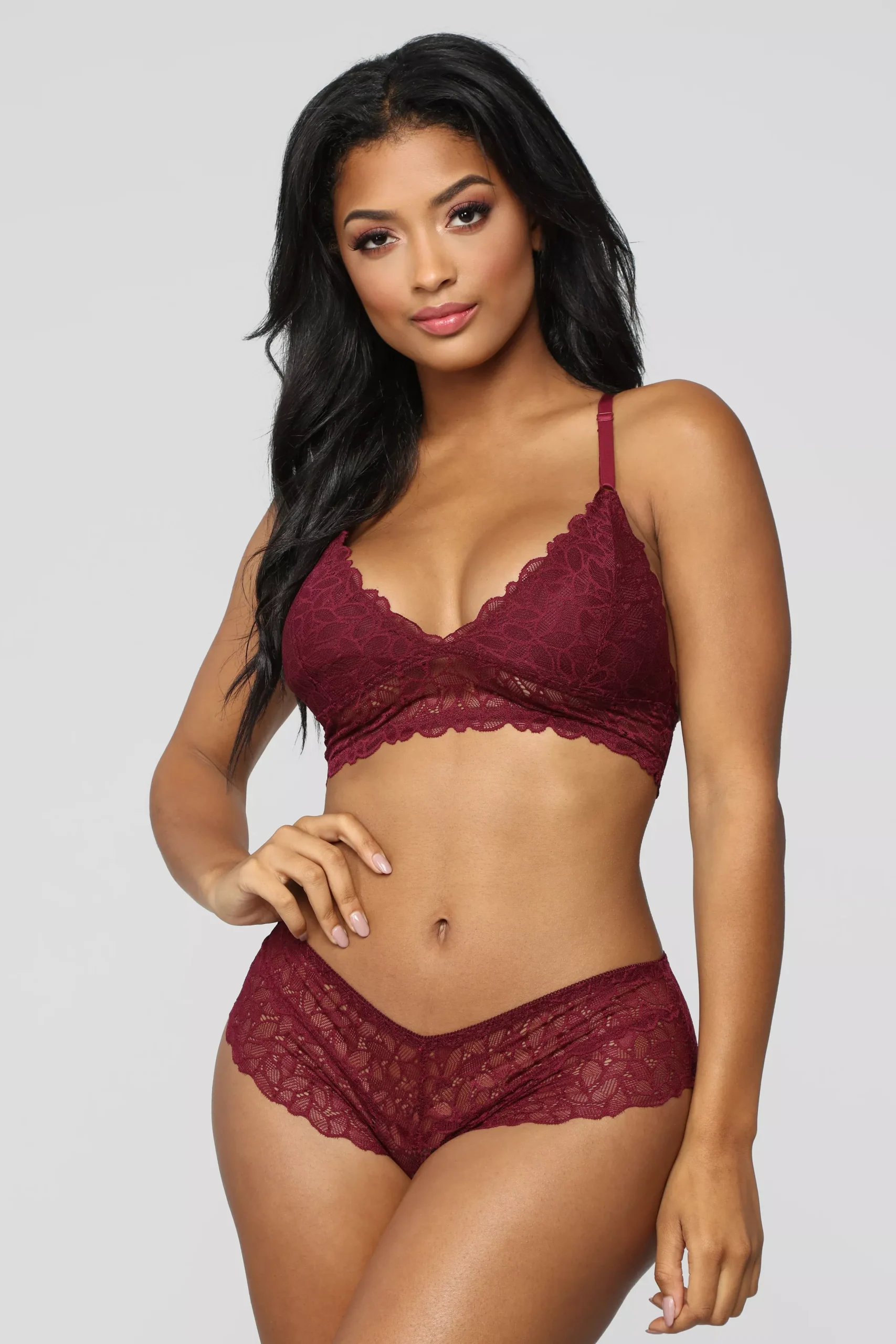 Your Obsession Cheeky Panty - Burgundy